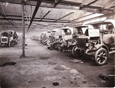 The Factory Interior of the Sterling Motor Corporation, Milwaukee, Wisconsin