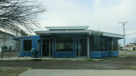 The Poor Man's International Style Library Branch Building, Brigantine, New Jersey