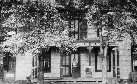 The Victorian Wood Frame House of August and Lizzie Hohlbauch, Clay City, Illinois